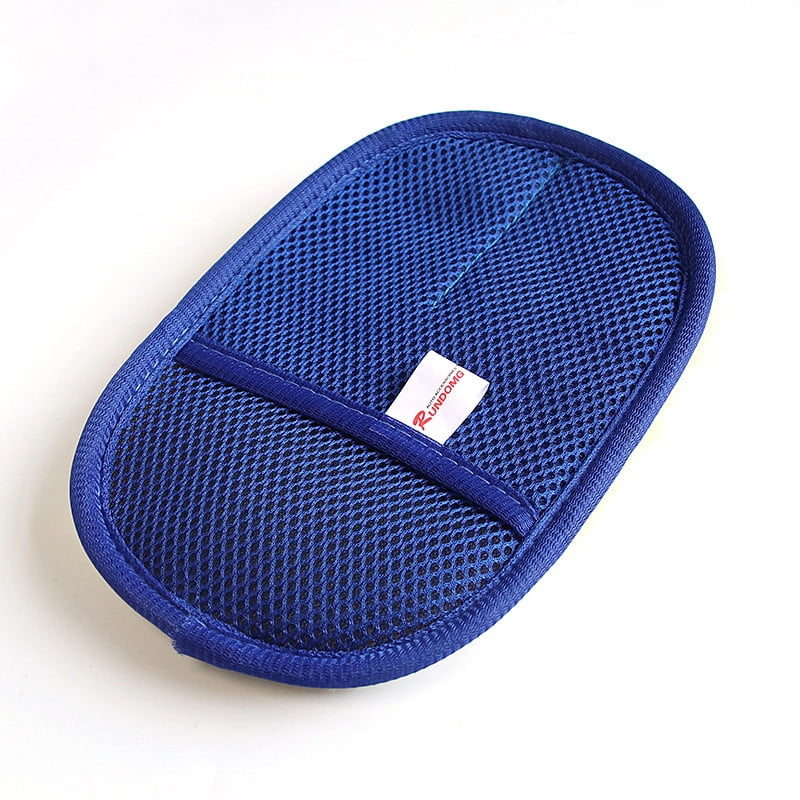 Car Wash Clean Sponge Brush Glass Cleaner Blue Wave Car Wash Triangle Car Cleaning Wipes Interior Leather