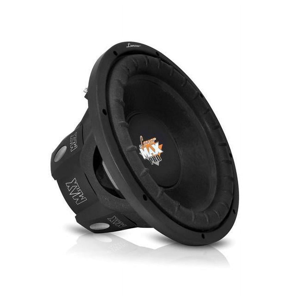 Lanzar MAXP124D 12" 1600W Car Subwoofer Sub and Single Vented Sub Box Enclosure