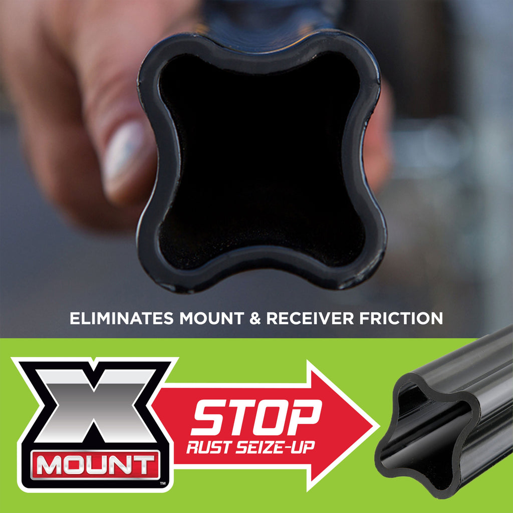 TowSmart Hitch Towing X Mount, Class III, 5.25in Drop, 4in Rise, 1in Shank, 7225, 5000lb, 1 Each