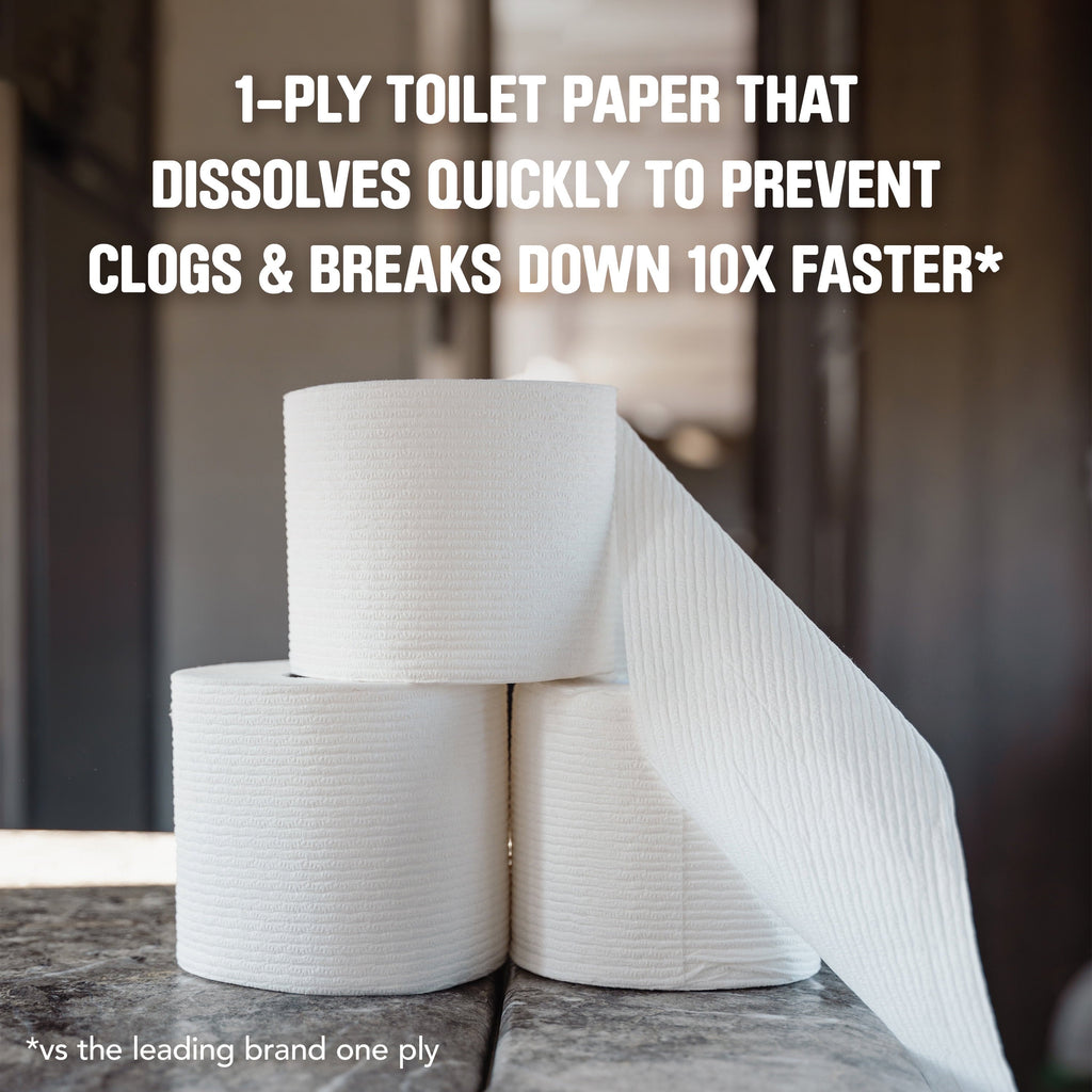 Scott Rapid-Dissolving Toilet Paper, 4 Double Rolls, 231 Sheets Per Roll (924 Total)