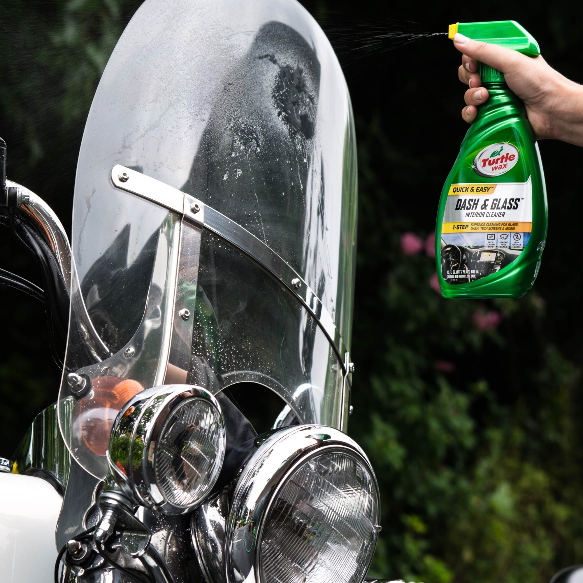 Turtle Wax Quick and Easy Dash and Glass Interior Detailer, 23 oz