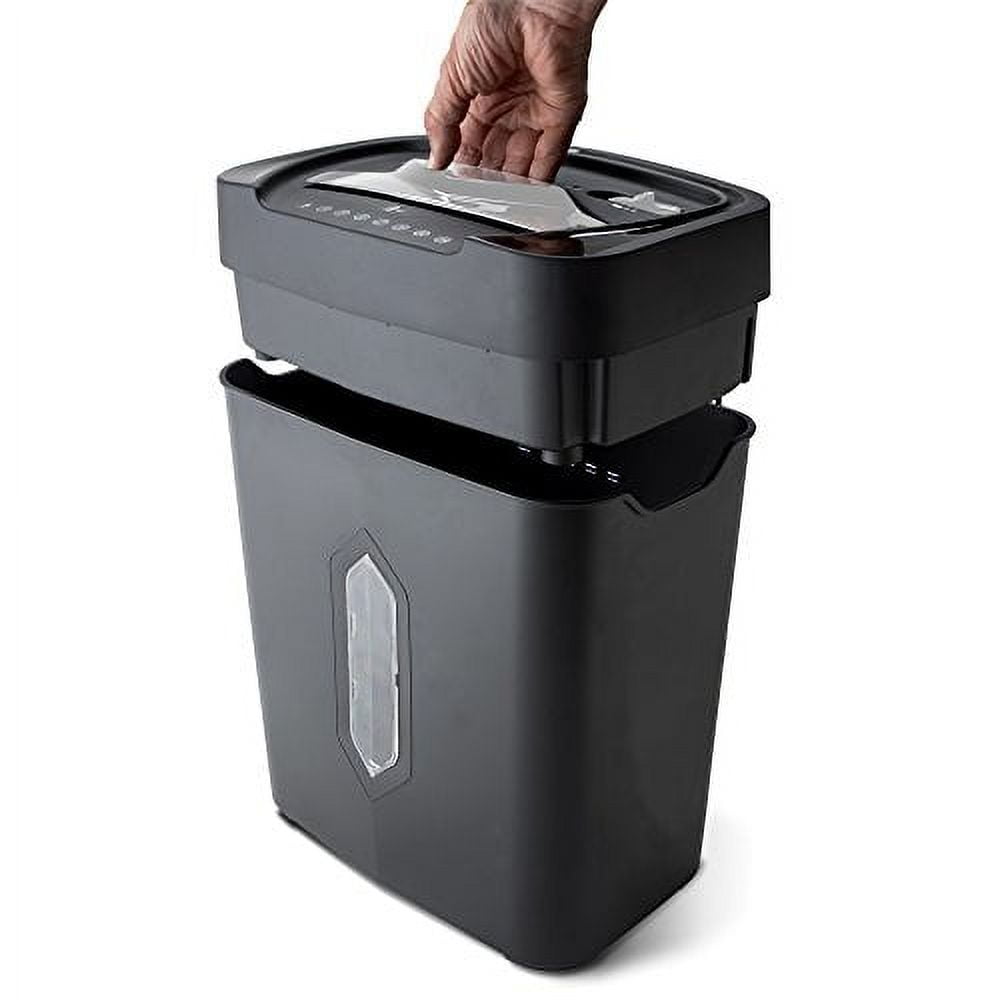 Aurora GB AU1230XA 12-Sheet Anti-Jam Crosscut Paper and Credit Card Shredder with 5.2-gallon Wastebasket
