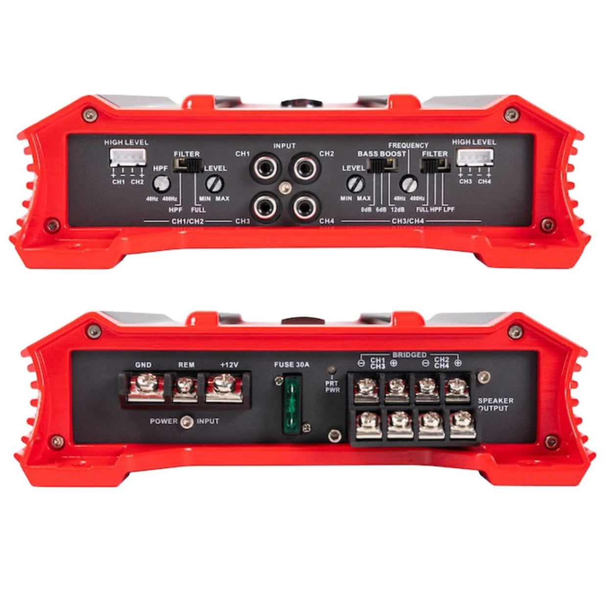 Crunch GP-1000.4 1000W Ground Pounder Four Channel Car Audio Amplifier
