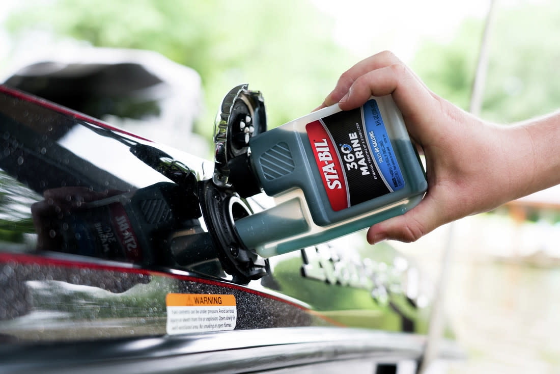 STA-BIL 360 Marine Ethanol Treatment & Fuel Stabilizer - Fuel System Cleaner - Fuel Injector Cleaner - Removes Water- Protects Fuel System - Treats 80 Gallons - 8 Fl. Oz.