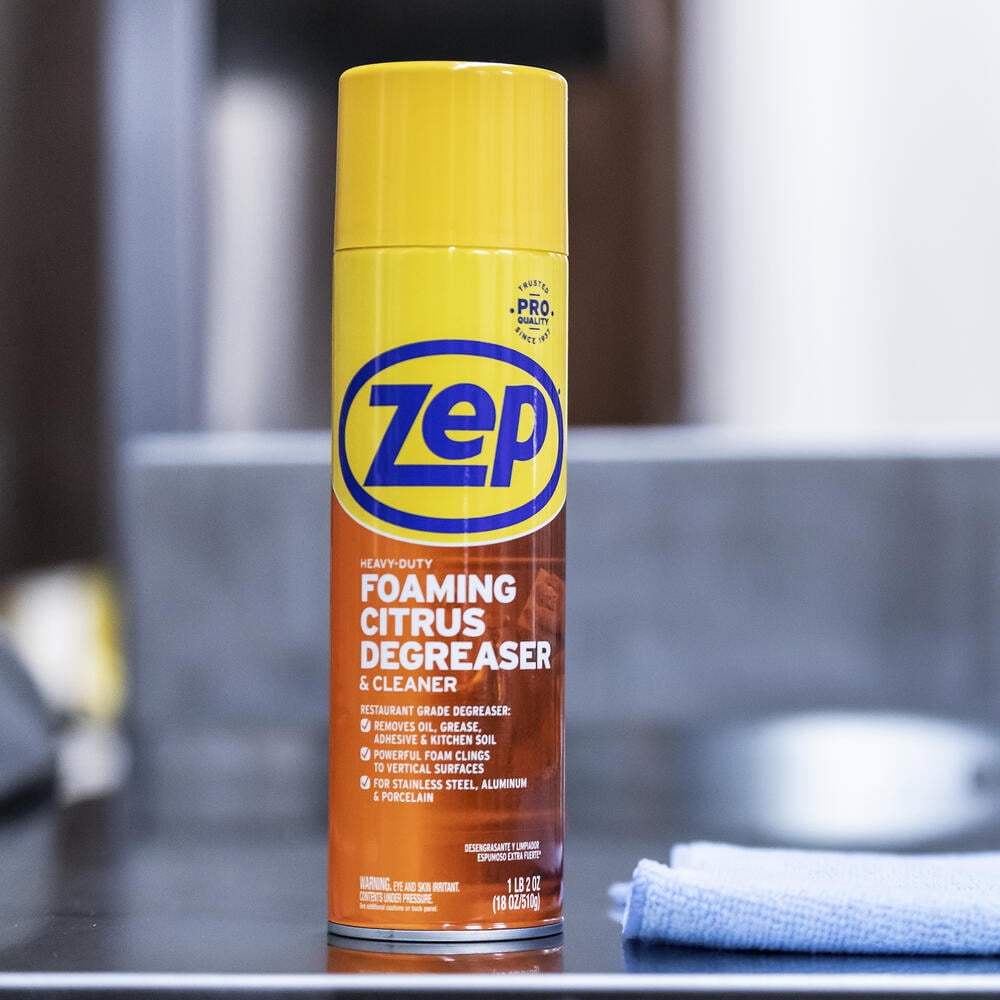 Zep ZUHFD18 Foam Degreaser, 18 oz
