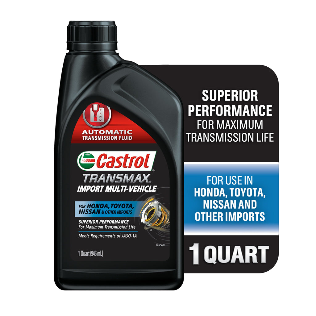 Castrol Transmax Import Multi-Vehicle Automatic Transmission Fluid, 1 Quart