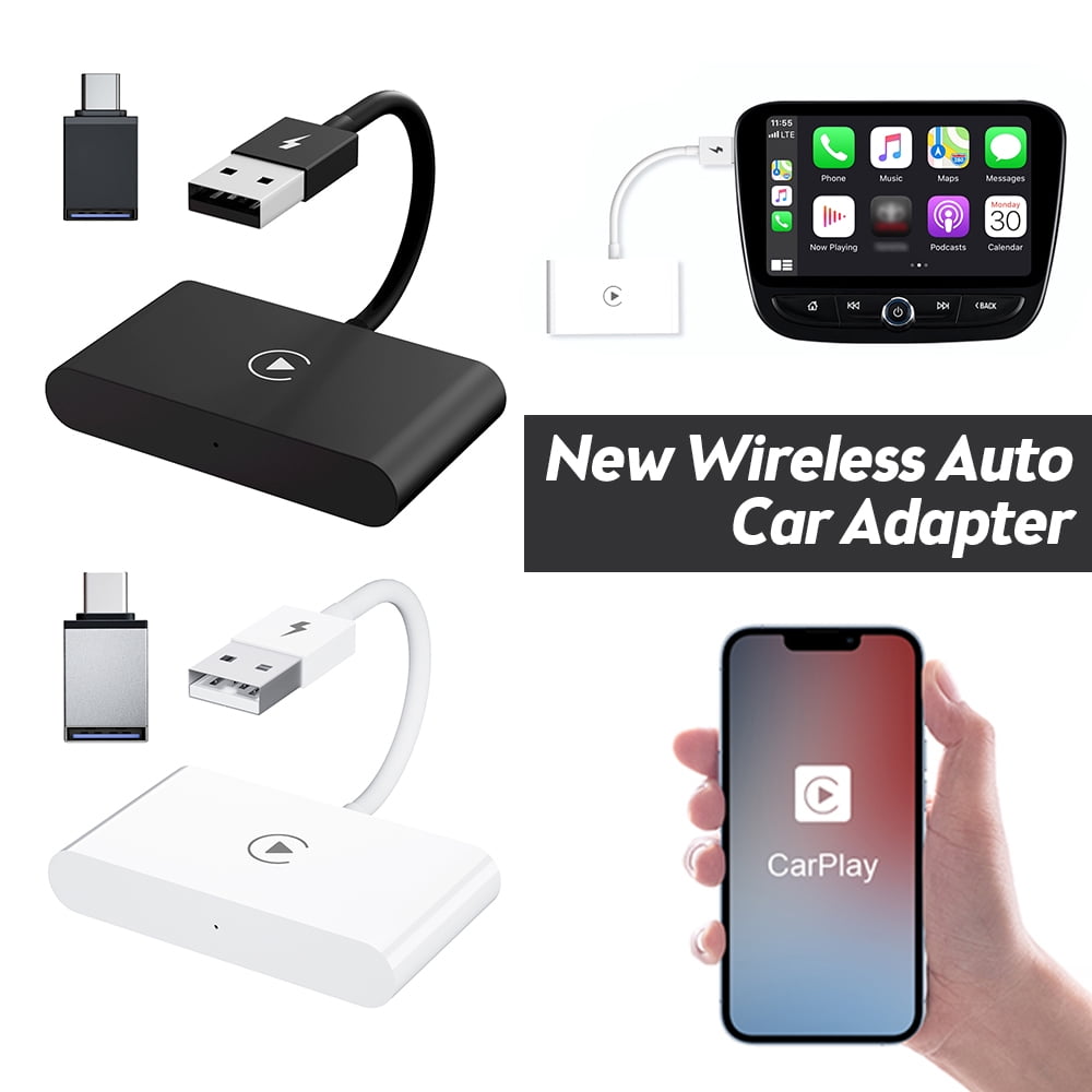 Virwir Wireless Apple Carplay Adapter, For Iphone Factory Wired Apple CarPlay Car Plug-and-Play (Please Check If It Fits Your Car Before Buying!!!!)
