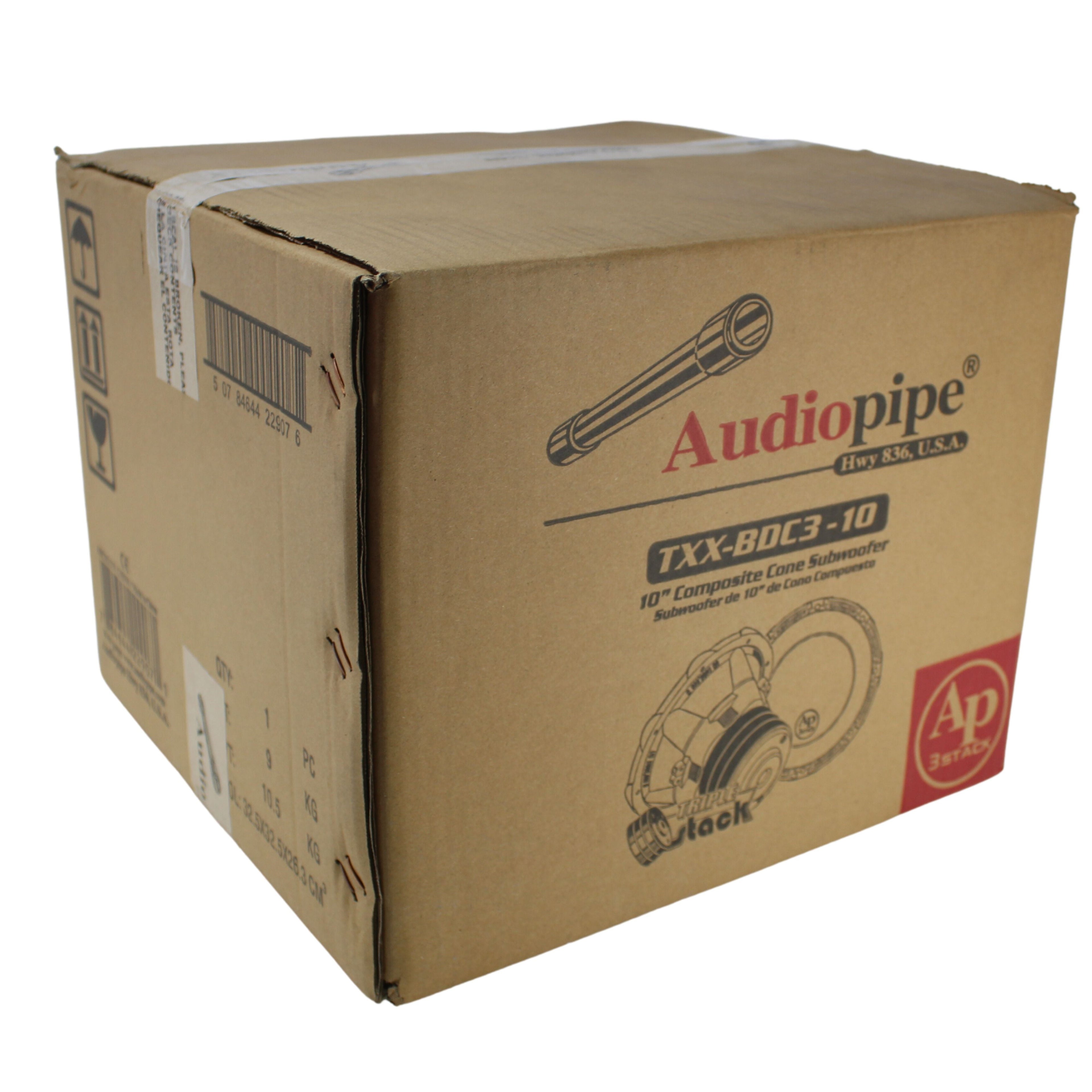 Audiopipe TXX-BDC3-10 10" 1400W Car Audio DVC Dual 4 Ohm High Power Subwoofer