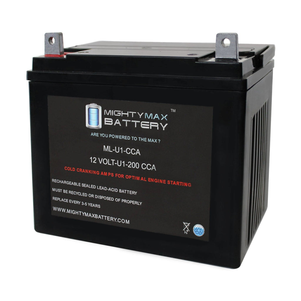 ML-U1 12V 200CCA Battery for IHC Cub Garden 1650 Cub Cadet Lawn Mower