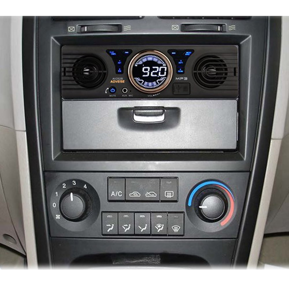 PolarLander Single one Din car Stereo Car Audio Auto radio FM USB SD AUX IN built-in 2 speakers Bluetooth Car Stereos Radios MP3 player