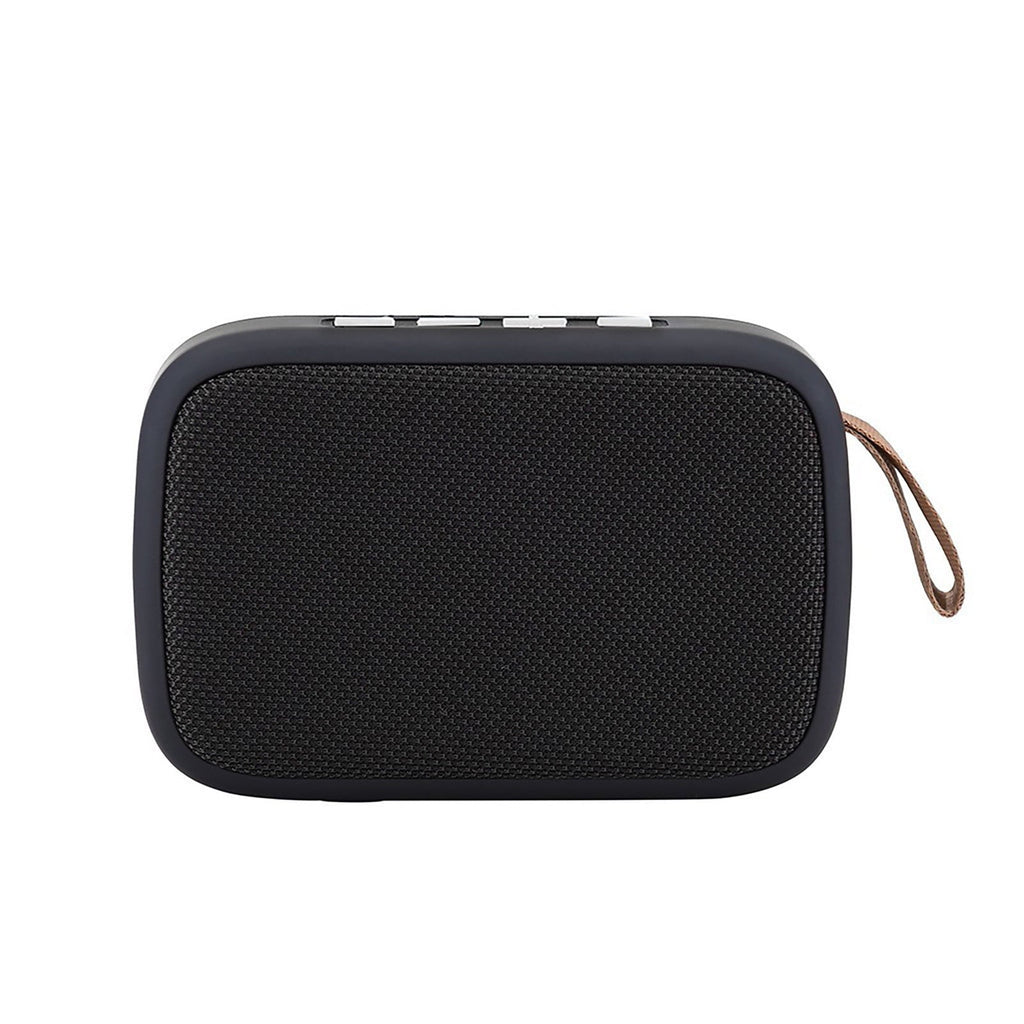 Mortilo School supplies Black wireless mini speaker bluetooth speaker portable card USB flash drive fabric outdoor portable sports black