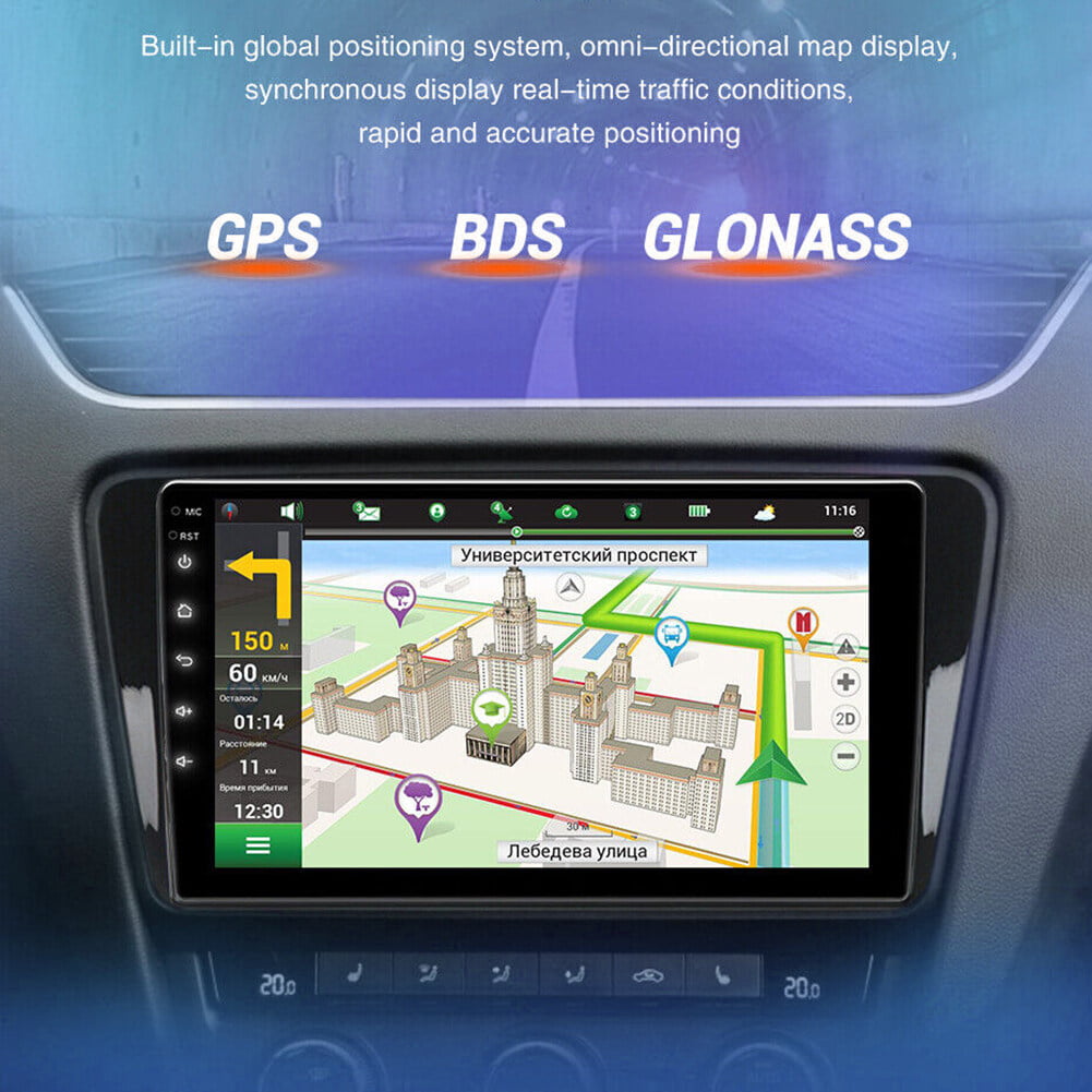 Car Stereo Radio for Honda Accord 8 2008-2013 10.1" Touch Screen Android 11 Video Player Support Wireless Carplay Android Auto WIFI GPS Navigation SWC Backup Camera 2+32G, Black