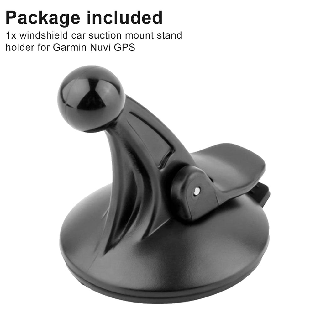GPS Windshield Mount Holder, TSV GPS Suction Cup Mount Holder, Car Mount Holder 17mm Swivel Ball, Garmin GPS Accessories Compatible for Garmin GPS Nuvi
