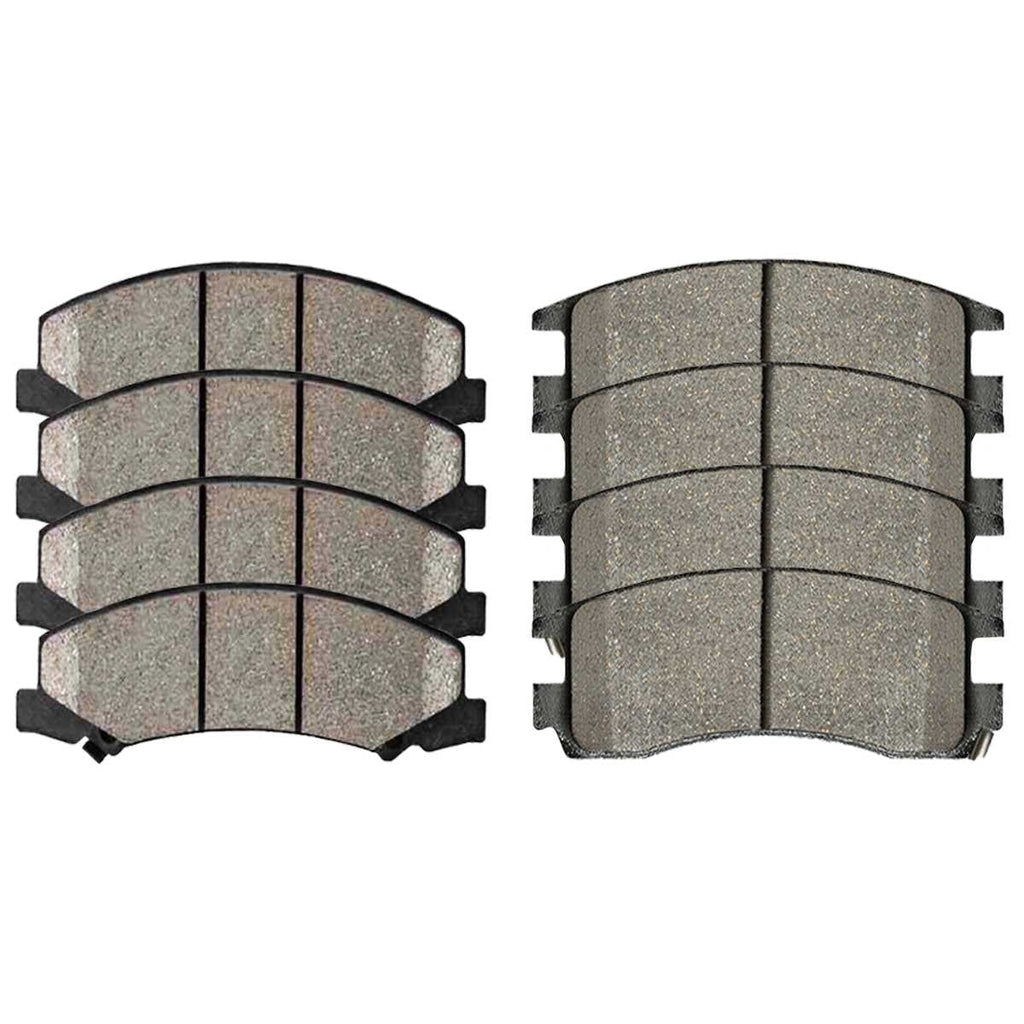 AutoShack Front and Rear Ceramic Brake Pads Kit Replacement for 2006-2007 Chevrolet Monte Carlo 2006-2010 Impala 2008-2009 Buick LaCrosse Allure 3.5L 3.9L 5.3L V6 V8 FWD