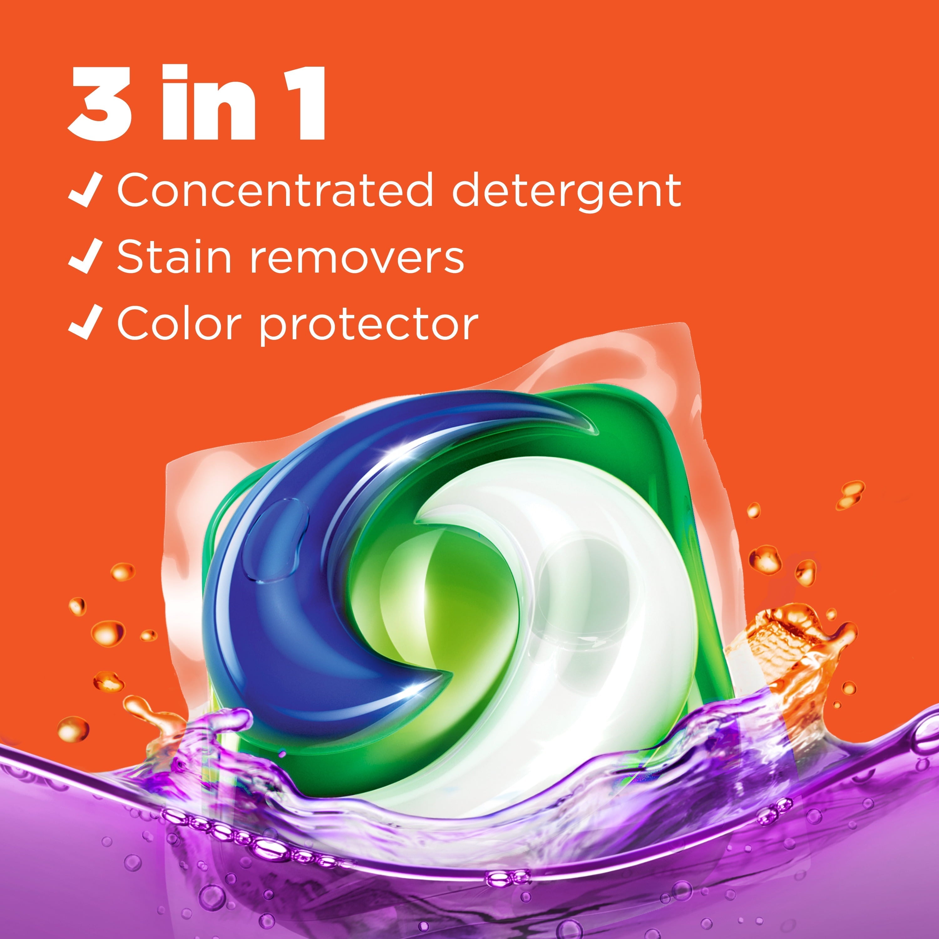 Tide Pods Laundry Detergent Soap Packs, Spring Meadow, 16 Ct