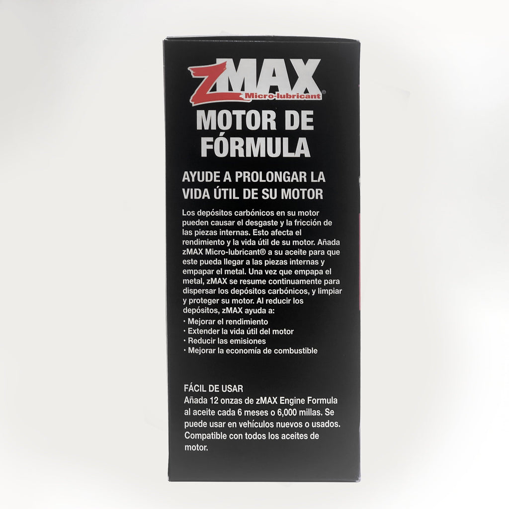 zMAX Micro-Lubricant Engine Treatment Formula, 12 oz or 354 ml