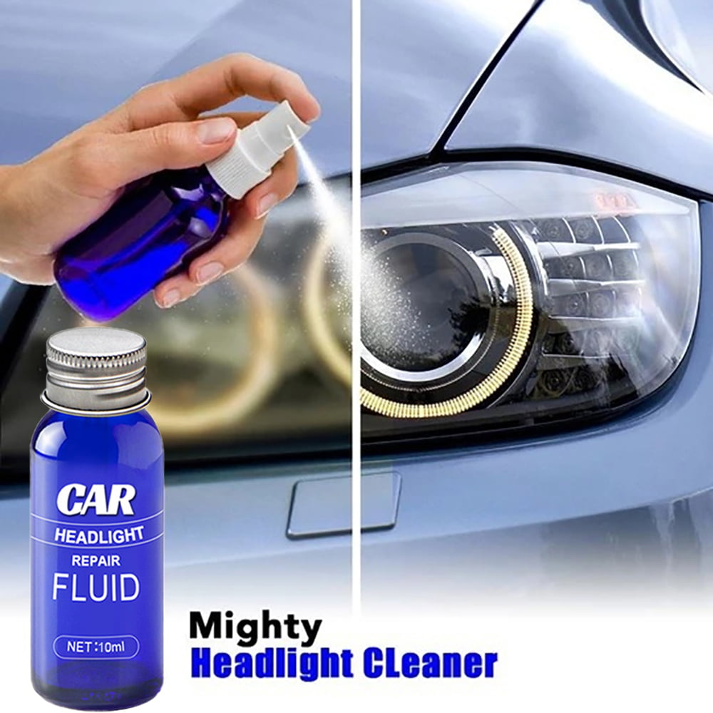 Lieonvis Car Headlight Repair Fluid Scratch Remover UV Protection Car Light Cleaner Easy Apply Headlight Restoration Polish for Vehicles Polishing Improve View