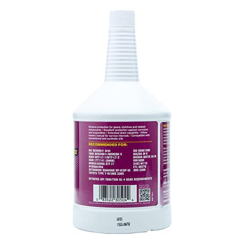 Red Line Oils 30504 Red Line Synthetic Automatic Transmission Fluids Fits:UNIVE