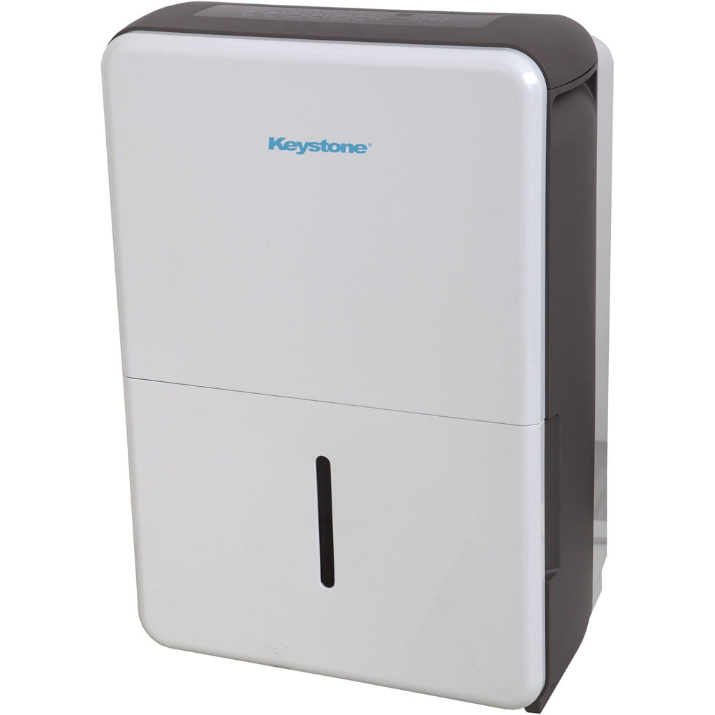 Keystone 22 pt 1,500 sq ft Dehumidifier in White - Energy Efficient, Bucket Full Indicator