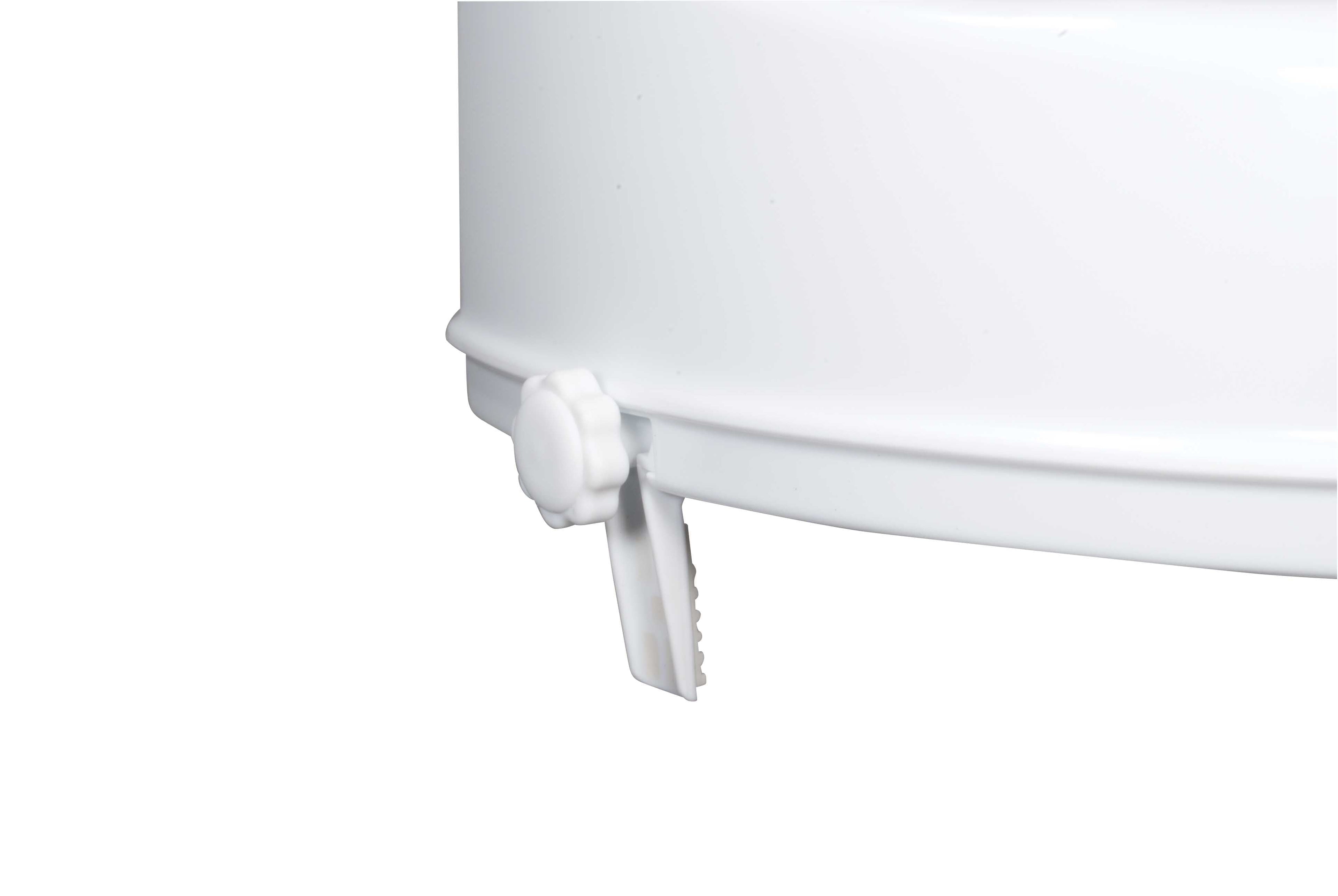 Drive Medical Raised Toilet Seat with Lock and Lid, Standard Seat, 4"