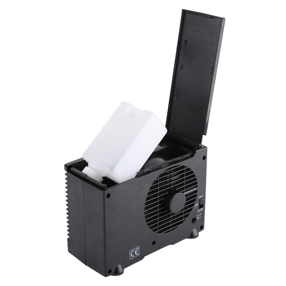 Mgaxyff Evaporative Air Conditioner, Portable 12V Car Truck Home Mini Air Conditioner Evaporative Water Cooler Cooling Fan