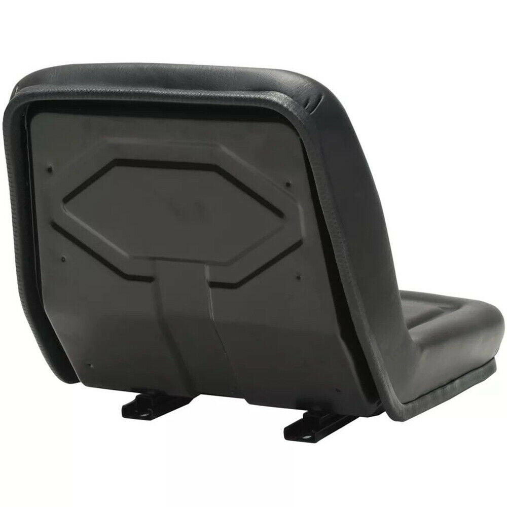 ANQIDI General Compact Tractor Seat Adjustable Suspension Seat with Brackets for Tractor Digger (Black)