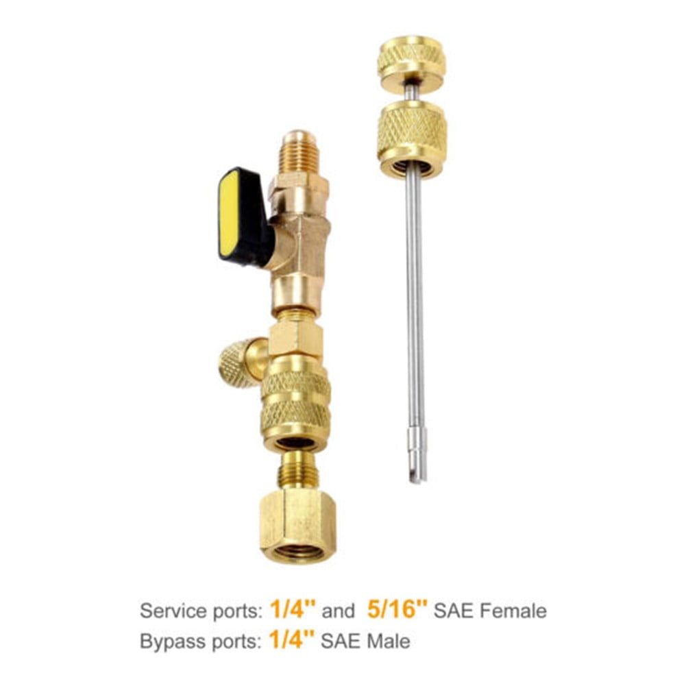 R410A R22 Valve Core Remover SAE 1/4 & 5/16 Port For R134A R12 R32 HVAC System