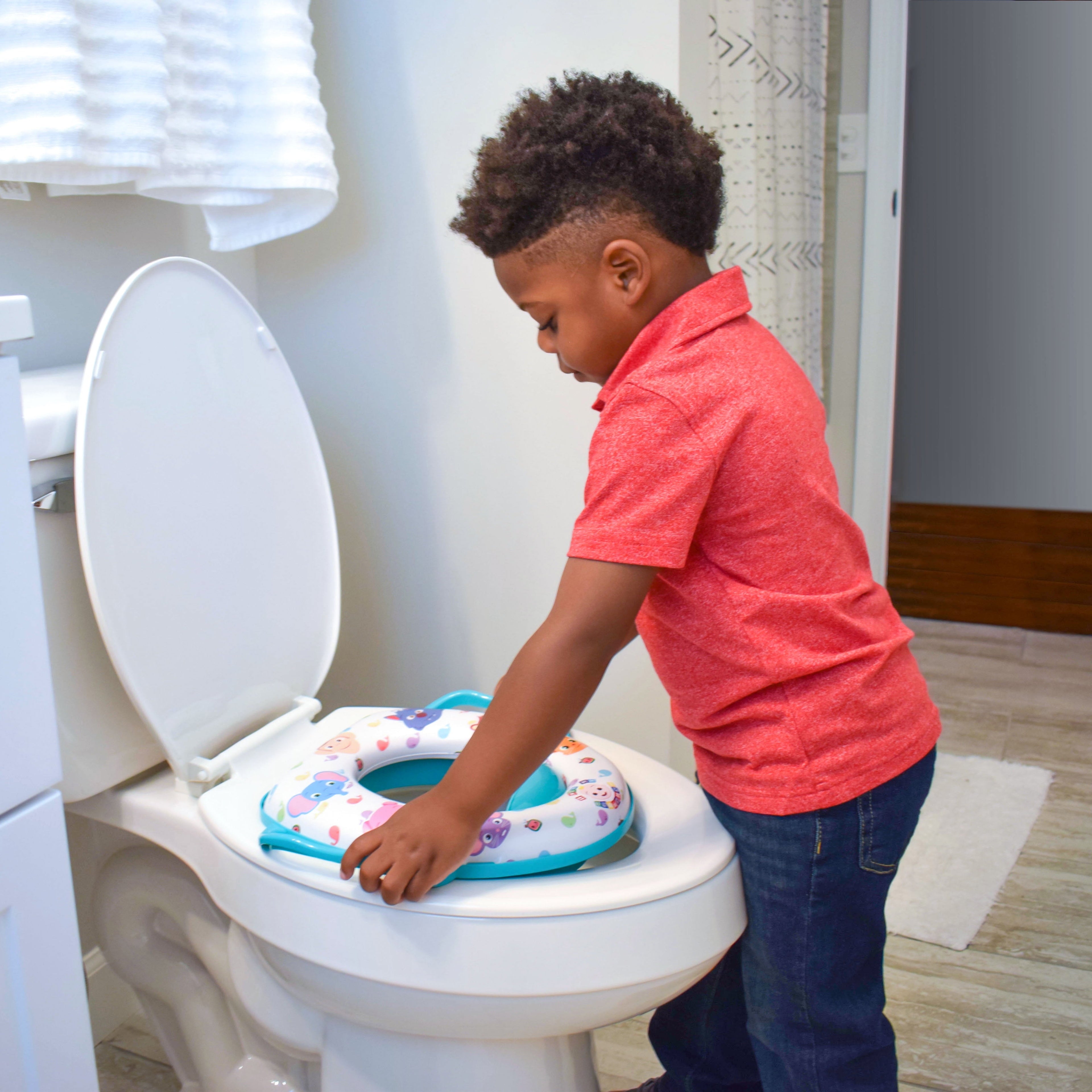 CoComelon Soft Potty Training Seat with Potty Hook, Unisex