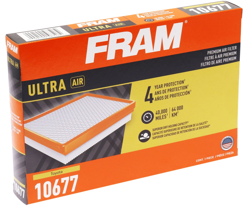 FRAM Ultra Air XGA10677, Premium Engine Air Filter, Replacement Filter for Select Lexus and Toyota Vehicles Fits select: 2013-2018 TOYOTA RAV4, 2012-2017 TOYOTA CAMRY