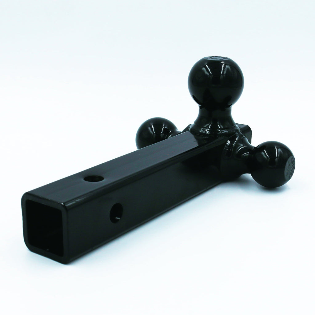 Hyper Tough Automotive Vehicle Hitch Triple Ball Mount, Class III and IV Towing, Black