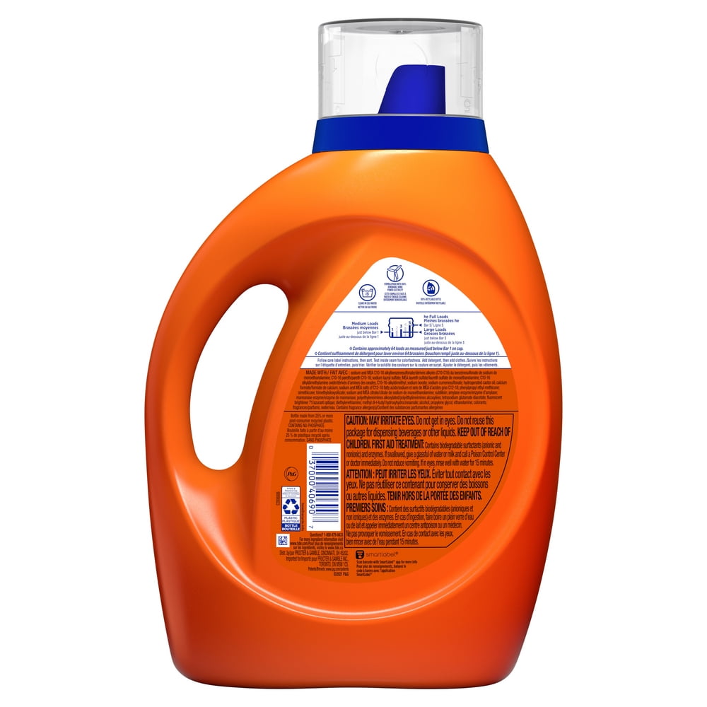 Tide Clean Breeze HE, 64 Loads Liquid Laundry Detergent, 92 fl oz