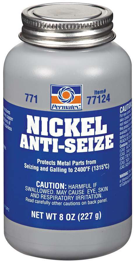 Permatex Nickel Anti-Seize Lubricants, 8-oz. Brush Top Bottle - 1 EA (230-77124)