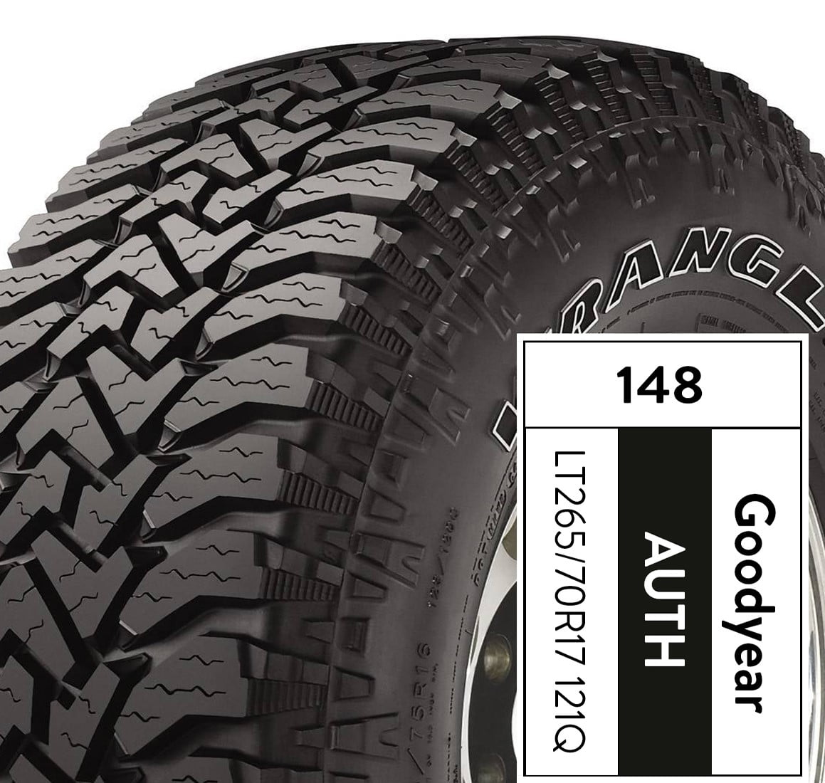 Goodyear Wrangler Authority A/T LT265/70R17 121Q All-Terrain Tire