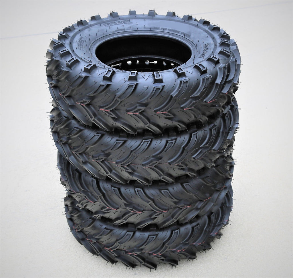 Pair of 2 (TWO) Forerunner Mars B 25x10.00-12 25x10-12 50F 6 Ply MT M/T Mud ATV UTV Tires