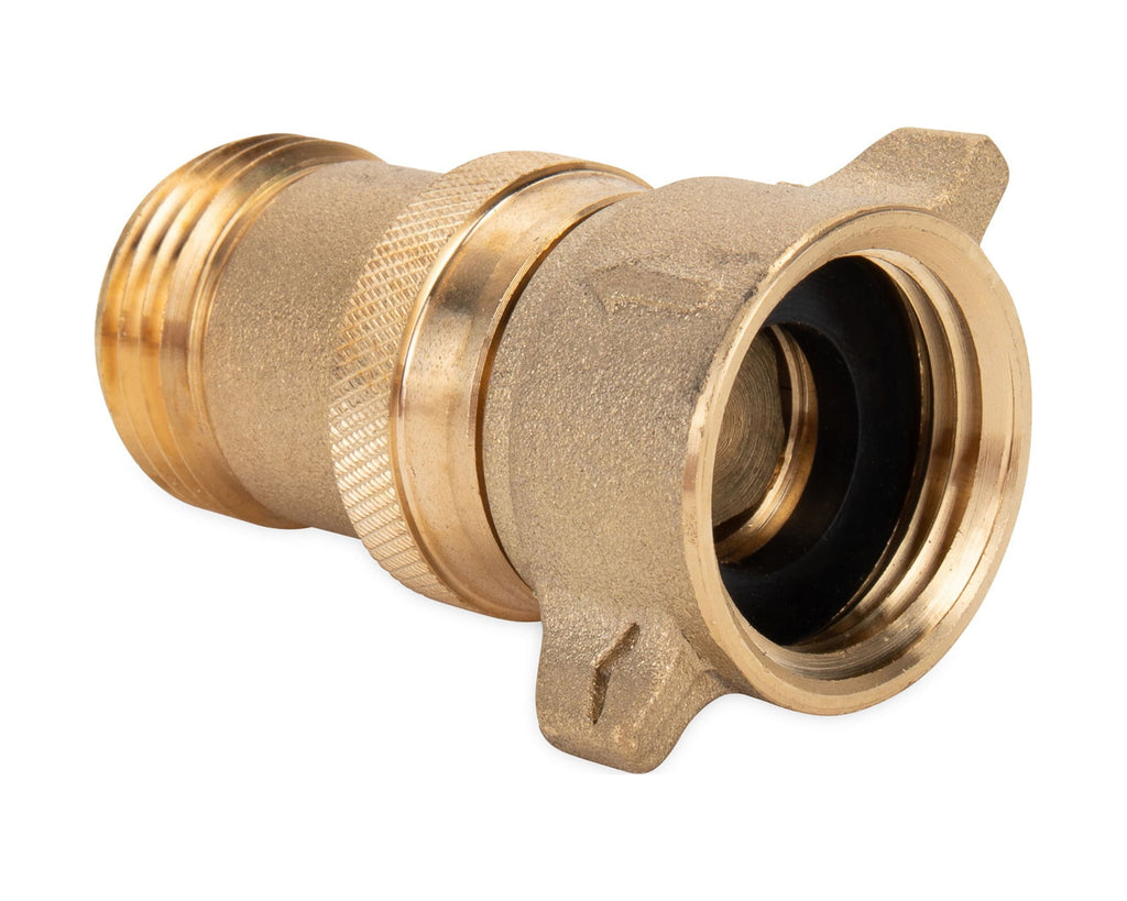Camco Brass Water Pressure Regulator | Reduces Water Pressure to a Safe and Consistent 40-50 PSI | Protect Appliances and Prolong Equipment Life (40051)