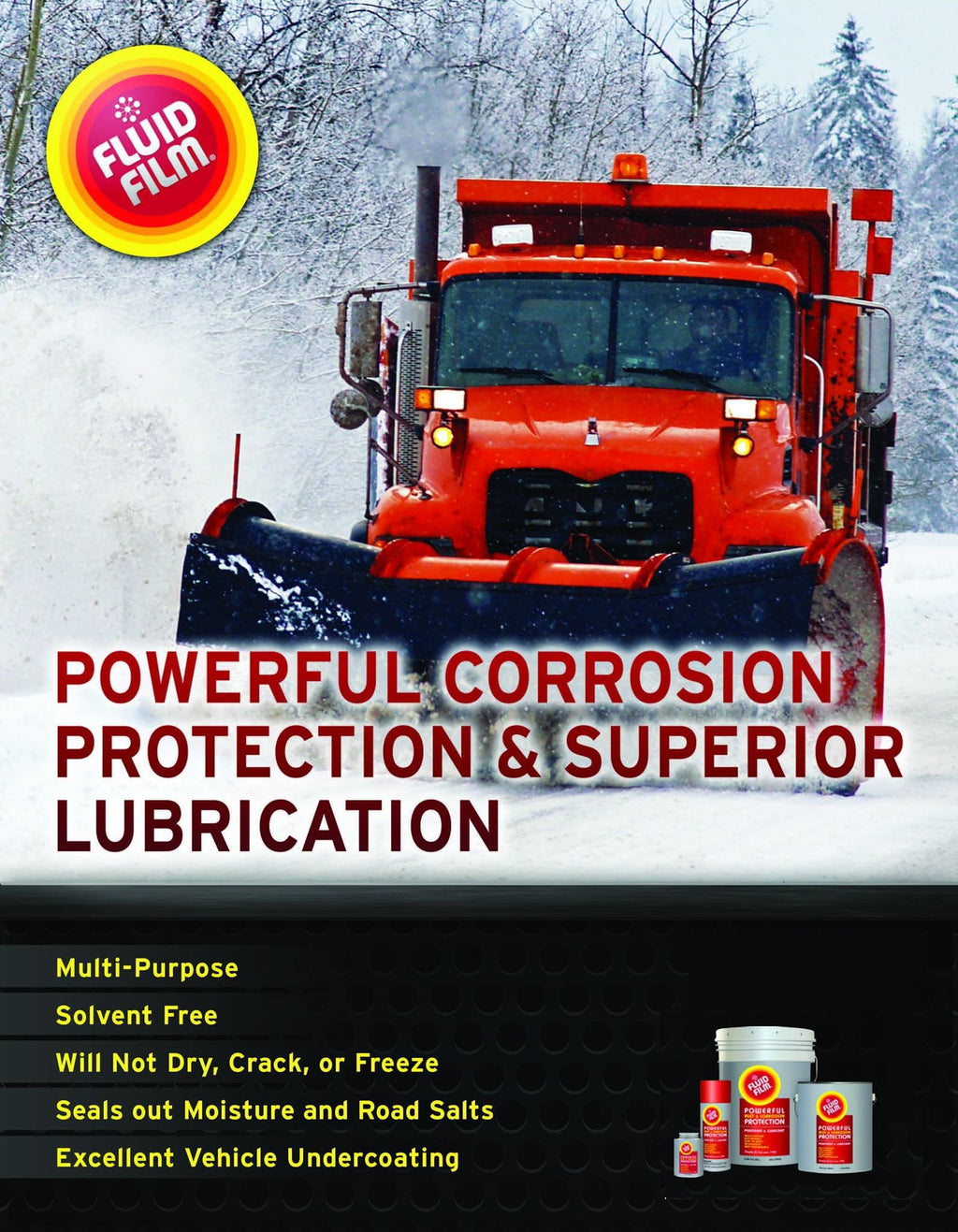 Fluid Film NAS Powerful Rust & Corrosion Protection, Penetrant & Lubricant, 5 gallon