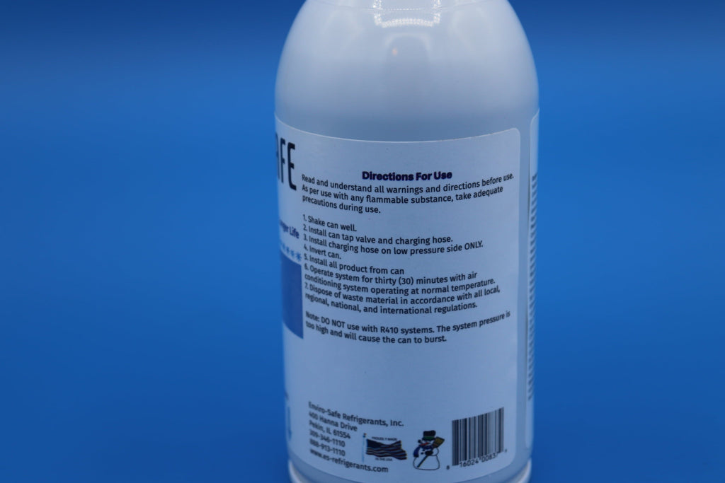 Envirosafe Arctic air for R-1234YF, R1234, r1234yf Refrigerant Support, 4 cans and a gauge