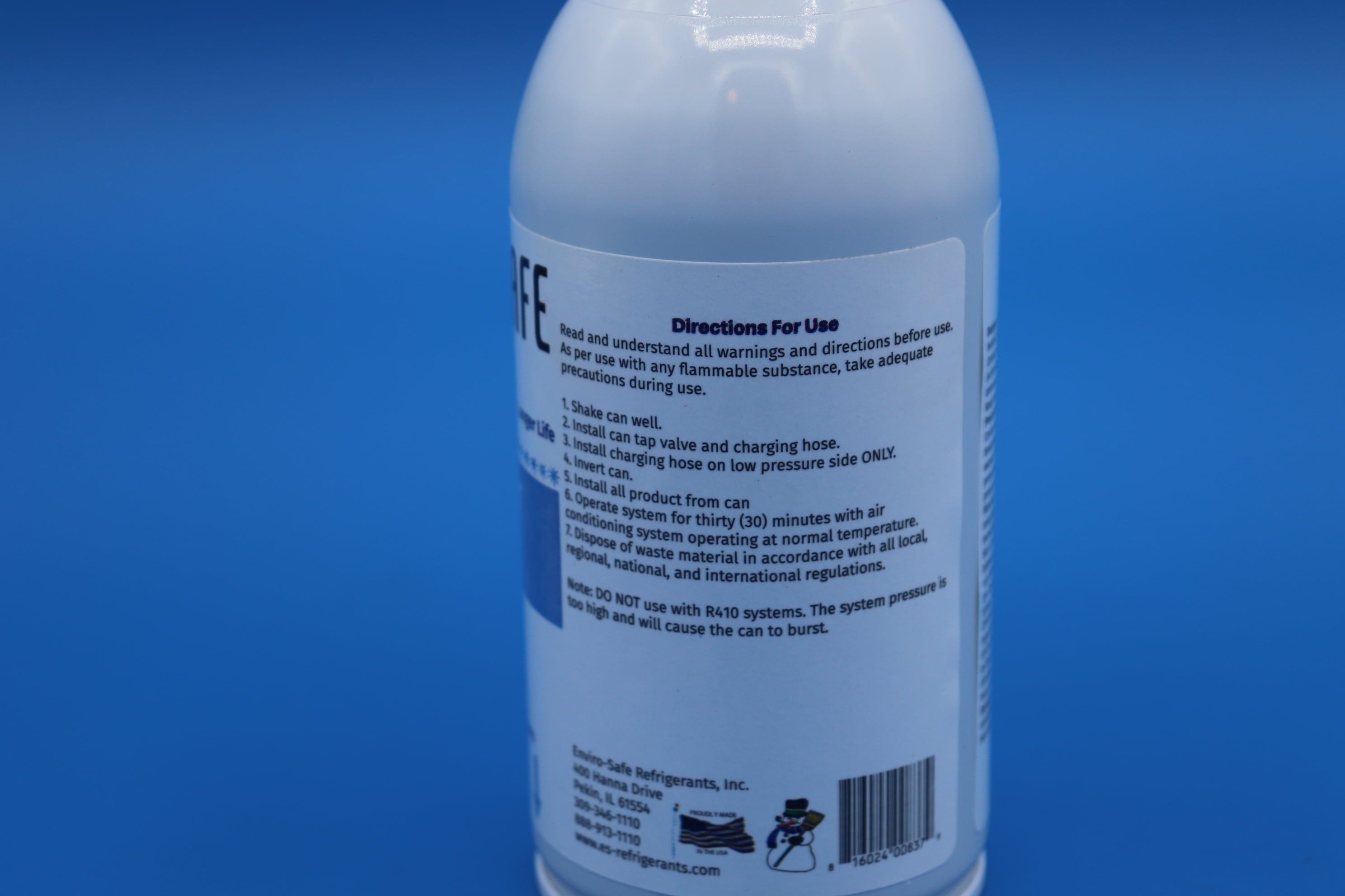 Envirosafe Arctic air for R-1234YF, R1234, r1234yf Refrigerant Support, 4 cans and a gauge