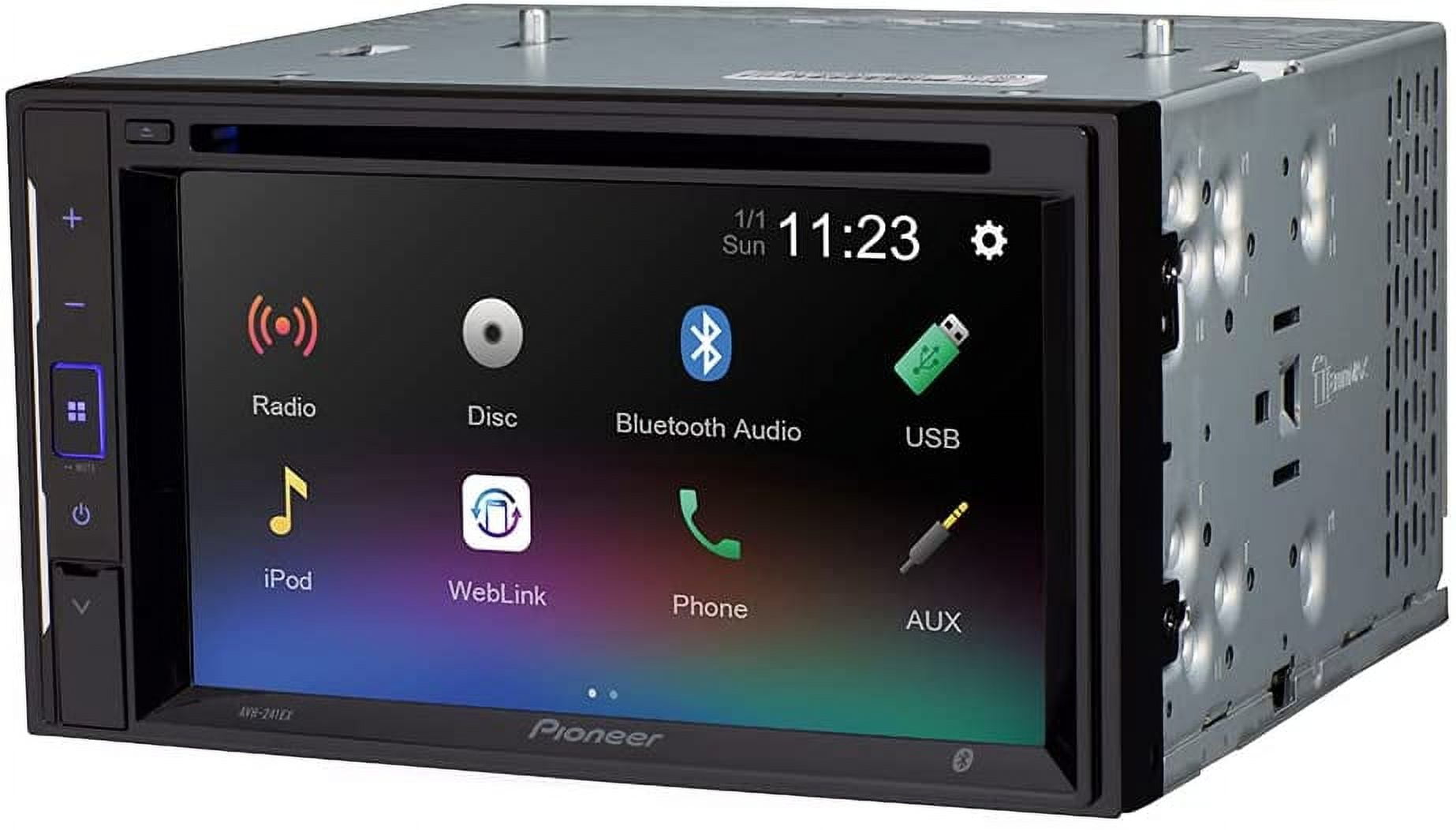 Pioneer AVH-240EX 6.2" Double-DIN DVD Touchscreen Multimedia Receiver Built-in Alexa