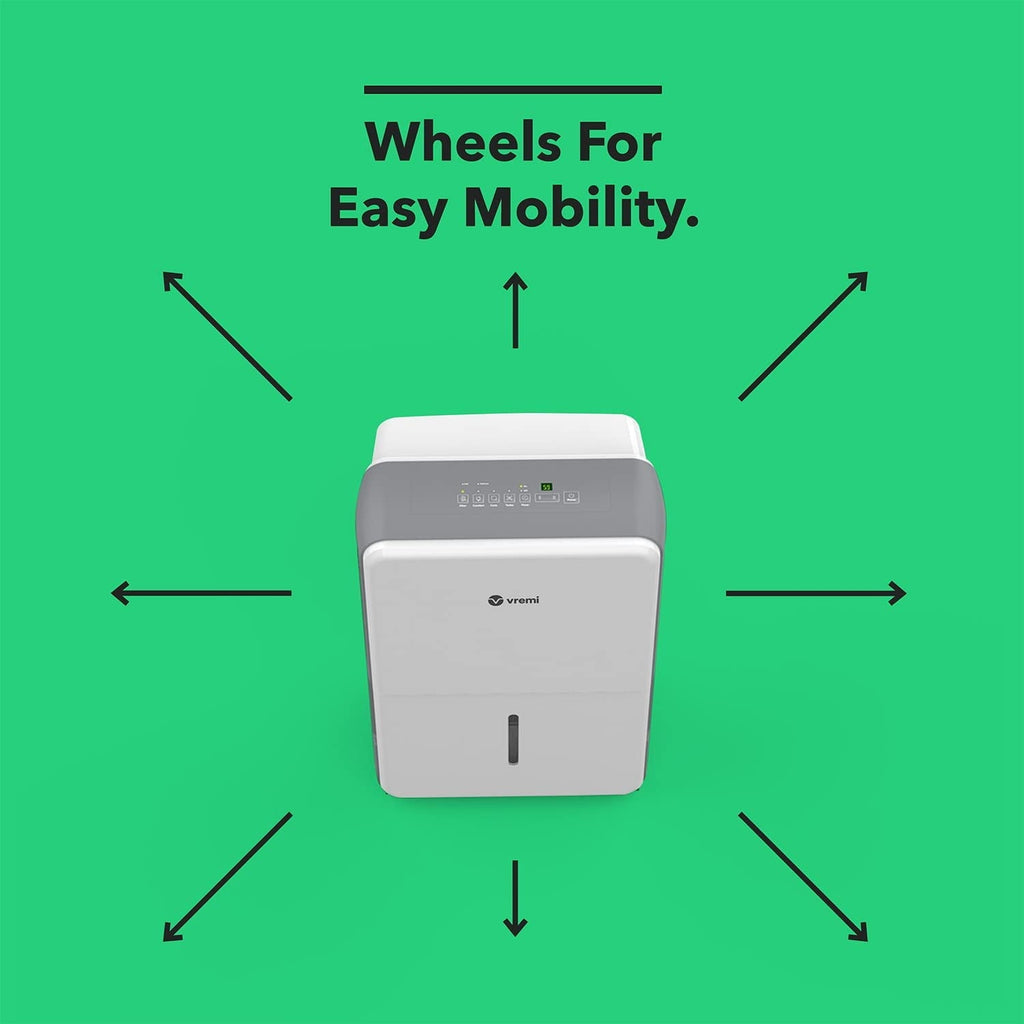 Vremi Energy Star Rated Dehumidifier for Medium to Large Rooms up to 1,500 sq ft