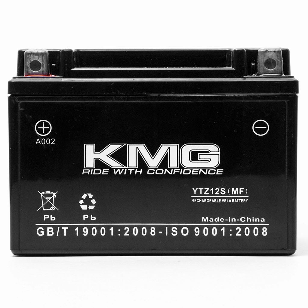 kmg honda vt750c, ca, c2 shadow spirit, aero 2007-2009 replacement battery ytz12s sealed maintenance free battery high performance 12v smf oem replacement powersport motorcycle scooter