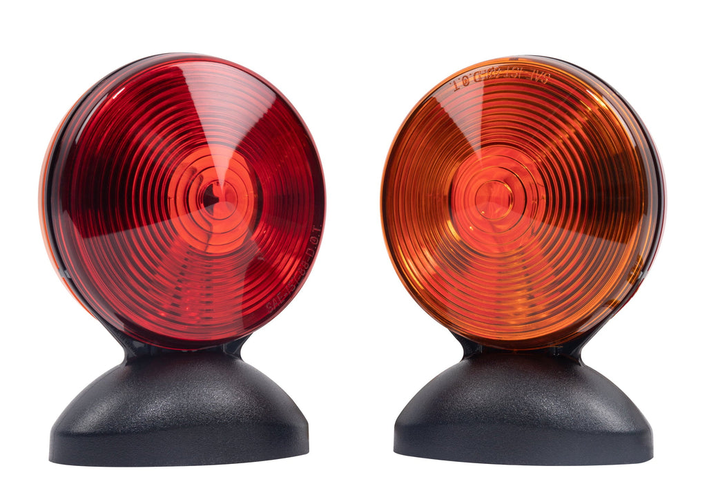 Hopkins Towing Solutions Magnetic 2 Sided Towing Light Kit, C6300, Amber and Red