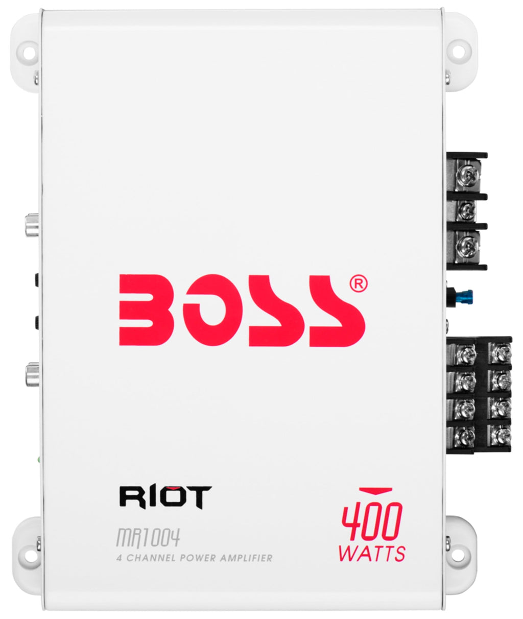 BOSS Audio Systems MR1004 4 Channel Marine 400 Watt Amplifier, Full Range