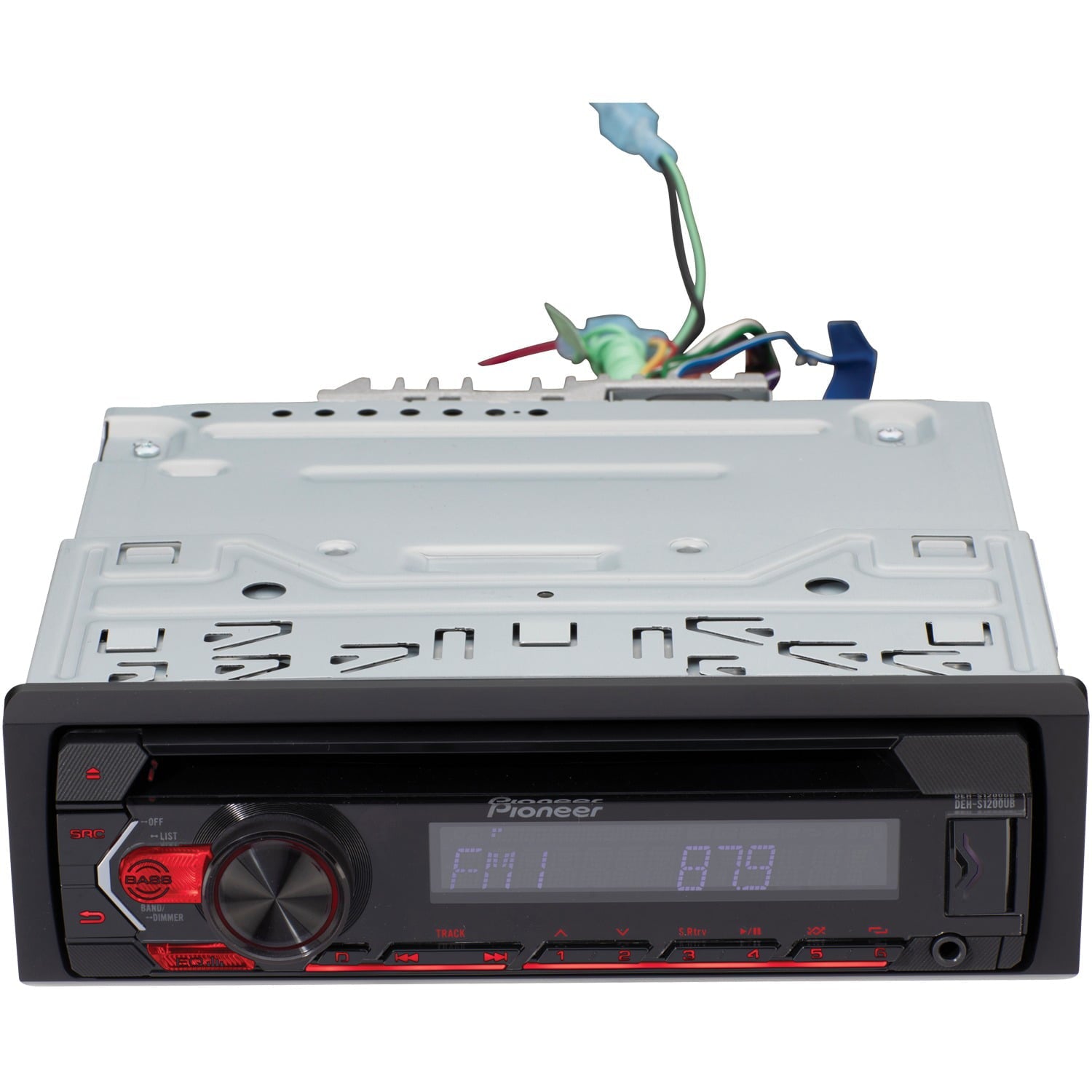Pioneer DEH-S1200UB Single-DIN In-Dash CD Player with USB Port