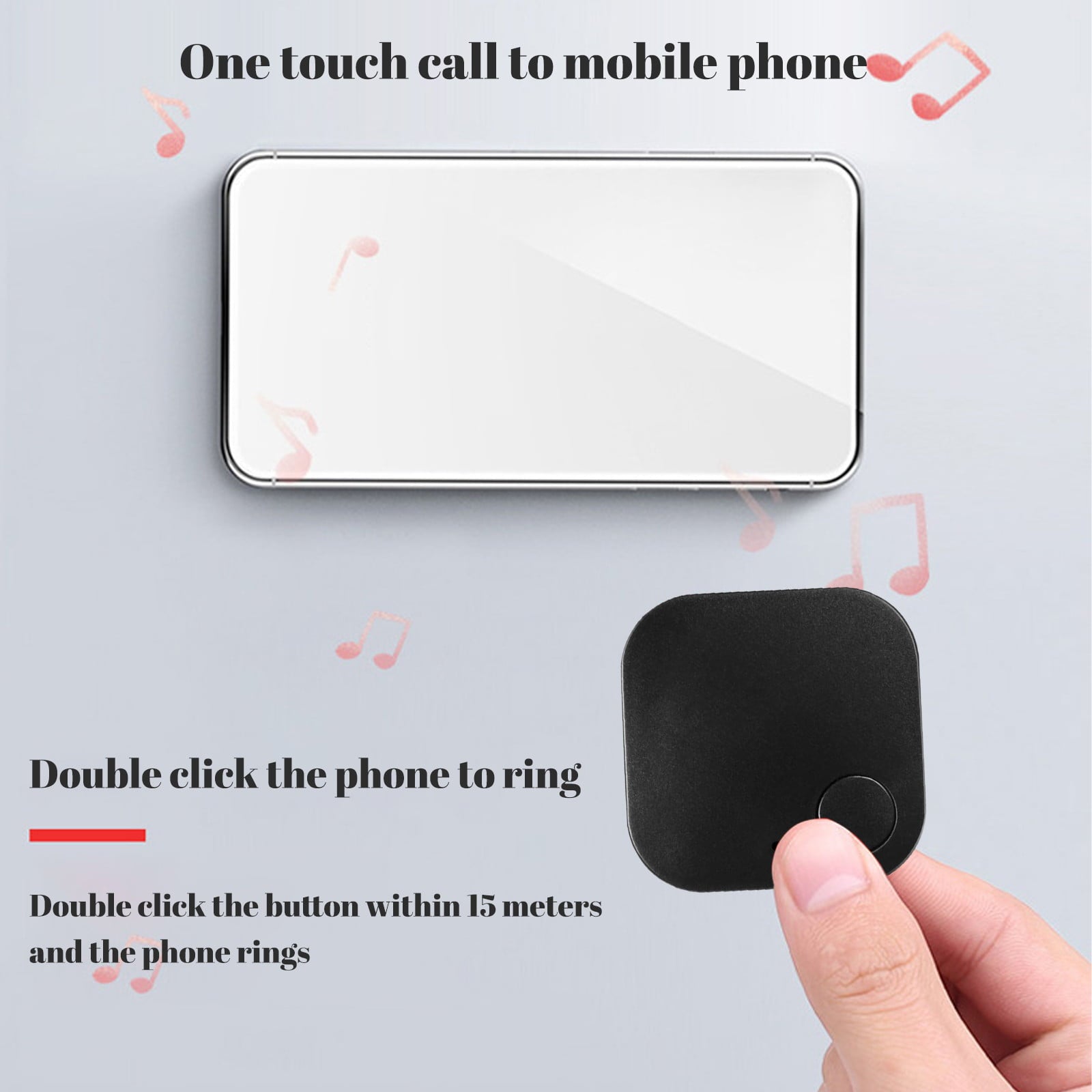 Danhjin Tiles Tracker Portable GPS Tracking Bluetooth 4.0 Mobile Key Tracking Smart Anti-Loss Device Waterproof Device Tool Pet GPS Locator Bluetoothr For Pet Keys Wallet Bag - Clearance