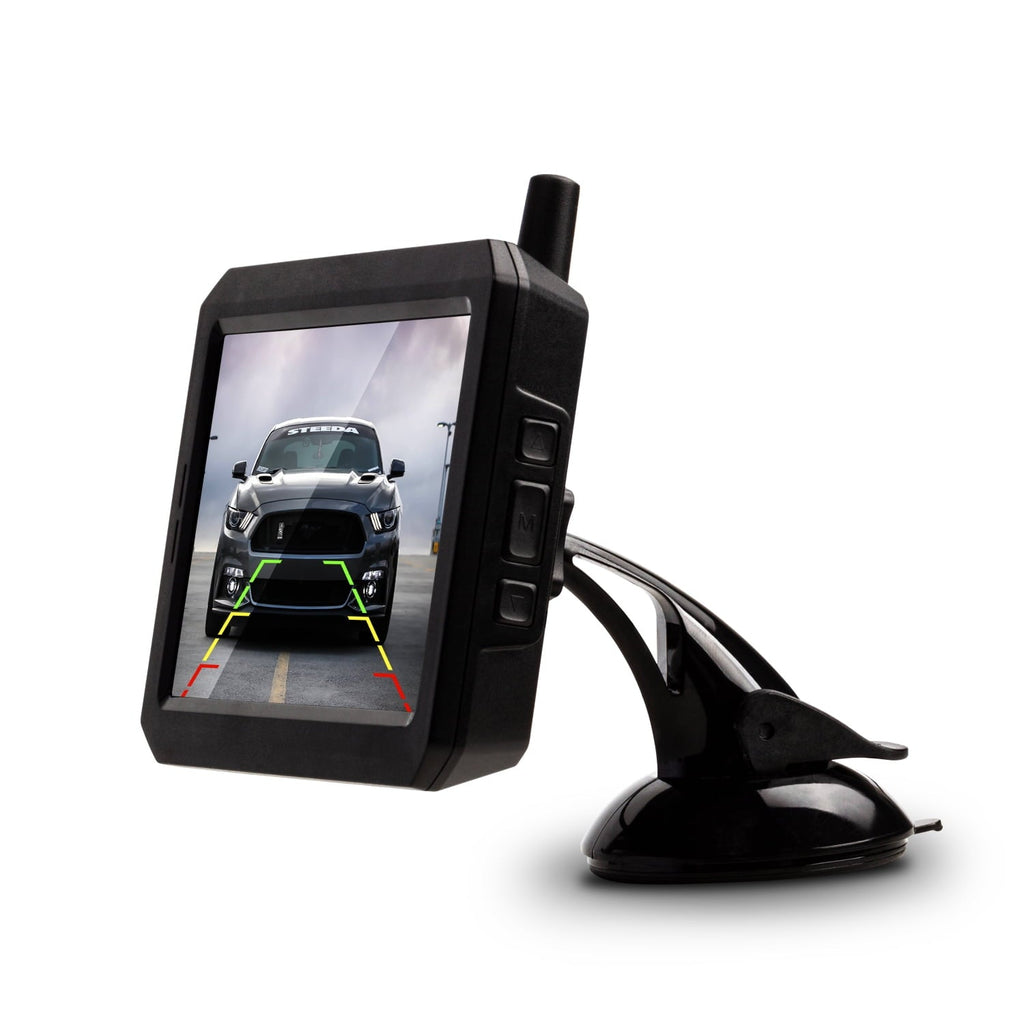 Auto-Vox Backup Camera Wireless 5'' Monitor Kit, Waterproof Rear View Camera Reversing Parking System for Trucks, SUV, and Universal Cars