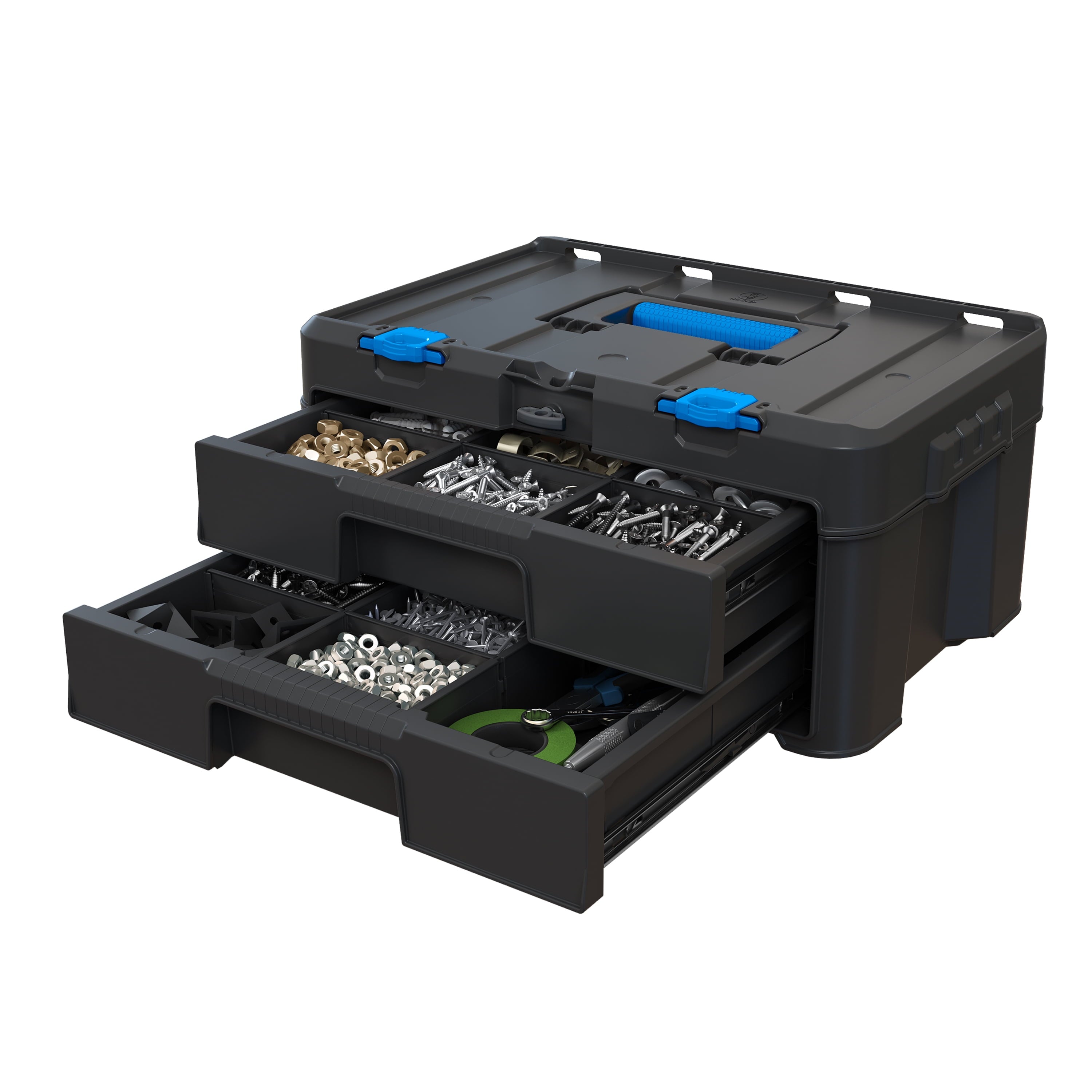 Hart Stack System Two Drawer Tool Box, Fits Hart's Modular Storage System