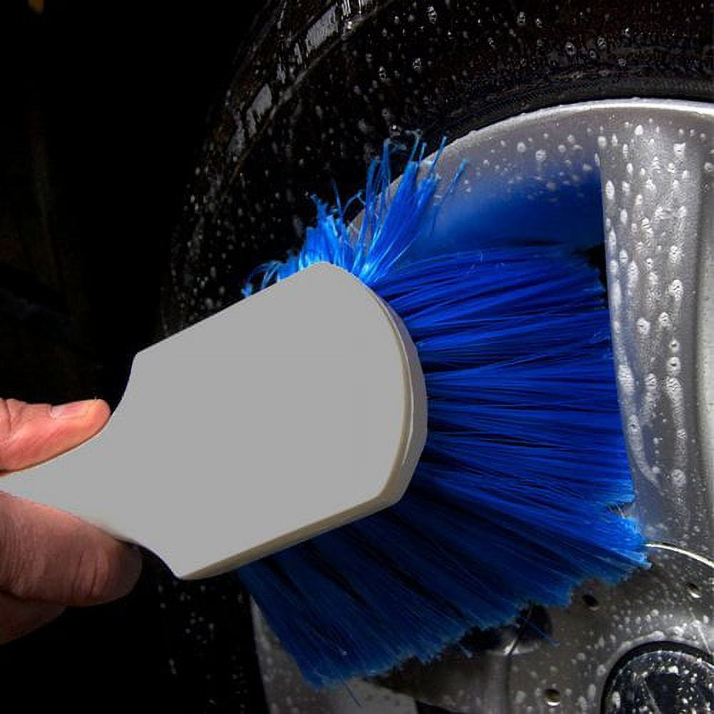 Wideskall 9" inch Wheel Brush for Auto Car Detailing Tire Rim Vehicle Motorcycle Cleaning