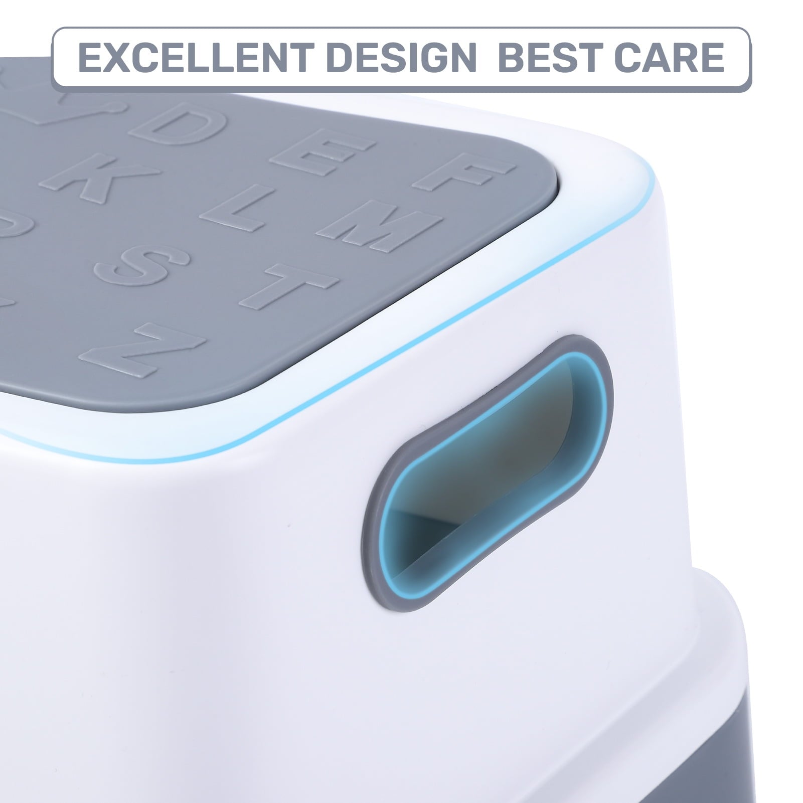 2 Step Stool for Kids, Anti-Slip Bathroom Step Stool Potty Stool for Toilet Potty Training