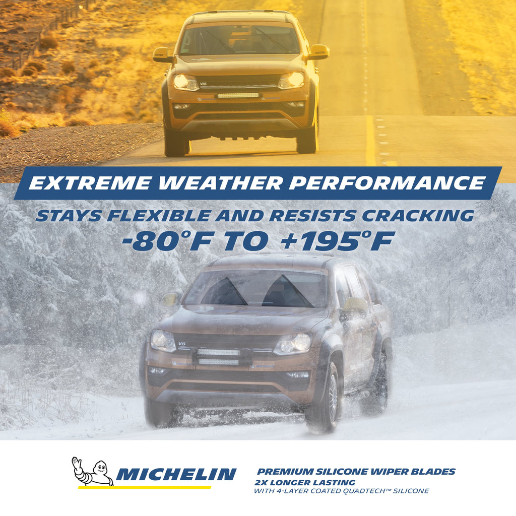 Michelin Endurance XT Advanced Silicone Wiper Blade 24",Last 2X Longer